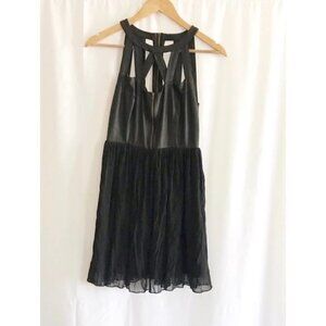 HOT TOPIC rare black sleeveless mini dress sz Sm